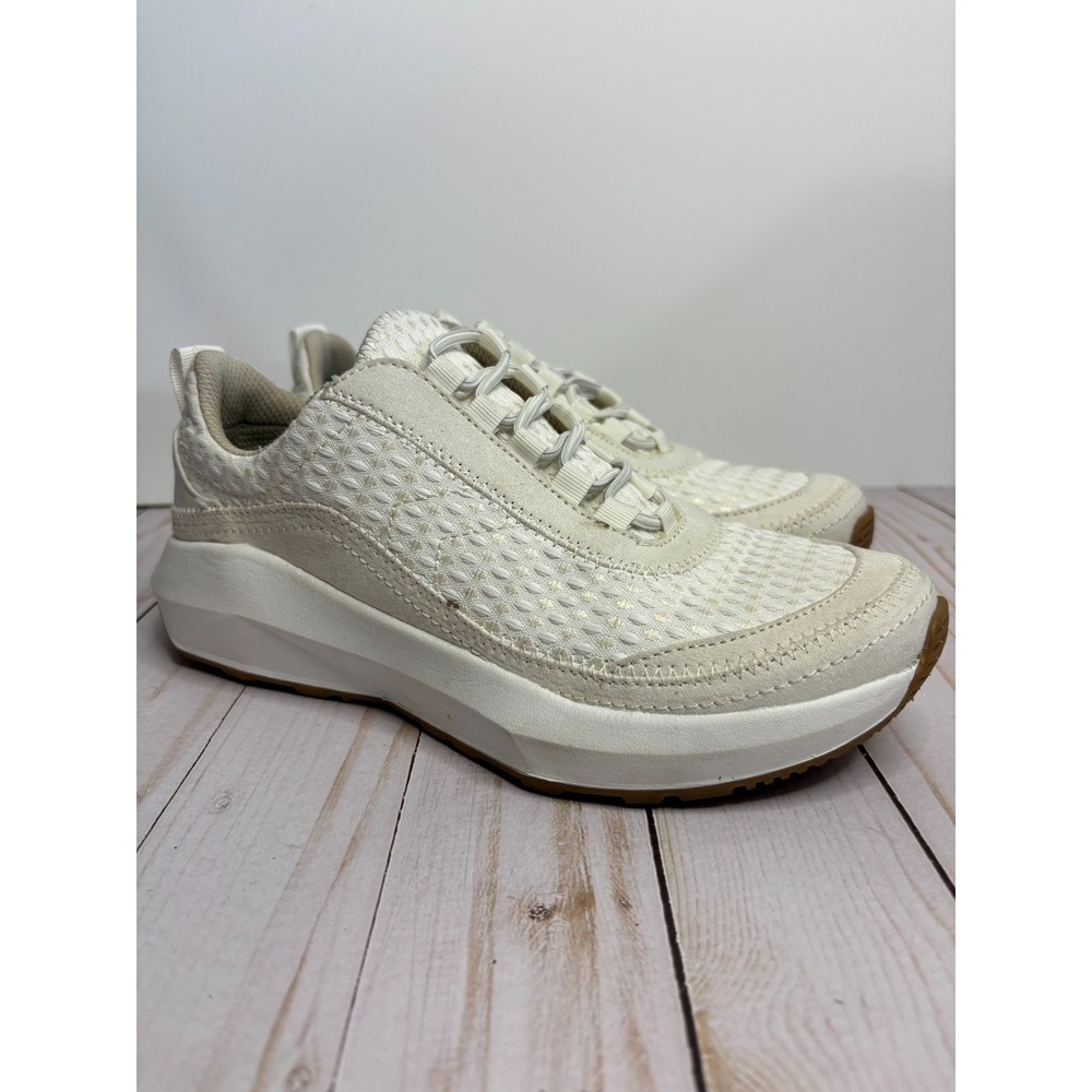 Dr. Scholl's Women's Hannah White Fabric Sneakers Size 7M